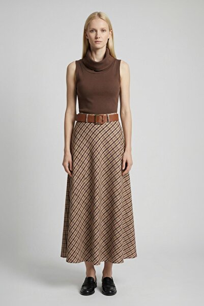 Rays 3118A Μπλουζάκι με μονό μανίκι καφέ χρώματος