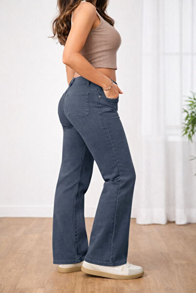 connemara Women's High Waist Spanish Flare Jeans - Gray