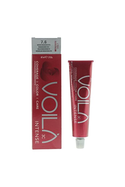 Intercosmo Intercosmo, Voila 3C Intense, Μόνιμη Βαφή Μαλλιών, 7.6 Renaissance...