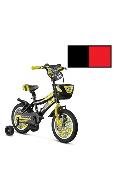 Ümit 1402 BMX-SEPET-V-ERKEK ÇOCUK BİSİKLETİ 14 JANT SİYAH KIRMIZI