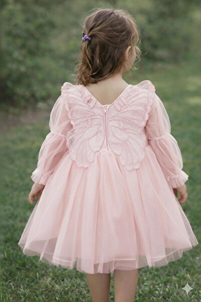 BİLGEN Style Rochie de petrecere pentru fete cu aripi de înger, pentru ocazii...