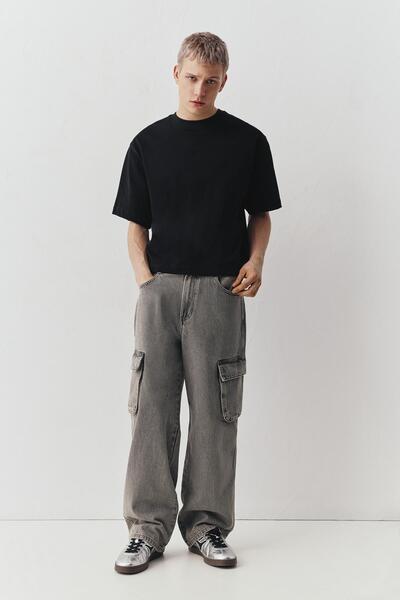 Pull & Bear Kargo baggy jean
