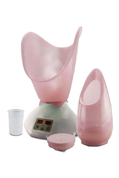 HALAMODO جهاز بخار كهربائي للوجه (أبيض/وردي)