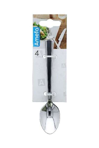 Amefa 4-Piece Moderno 18/10 Stainless Steel Dishwasher Safe Medium Teaspoon