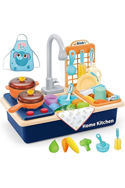 Arabest Kitchen Play Sink Toys,Kids Sink Toys with Running Water,Pretend Role...