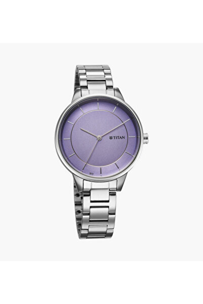 Titan Women's 37 MM Silver Analog Stainless Steel Watch