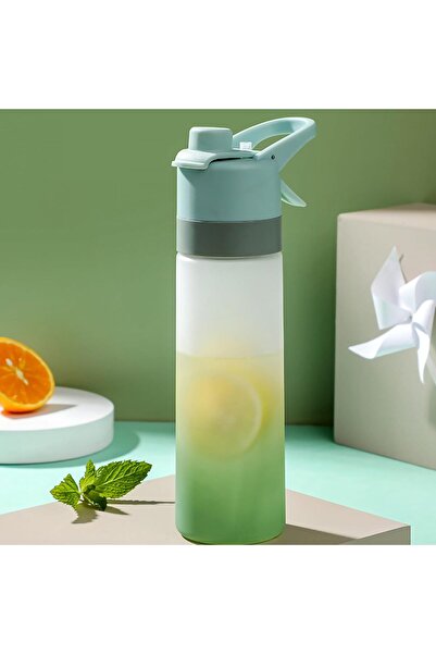 Arabest 2in1 Frosted Spray Water Bottle,Portable Reusable Leakproof Sports Wa...