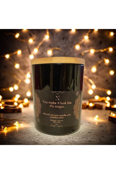 Nixy Lumânare parfumata din ceară de soia cu mesaj, You make it look like it'...