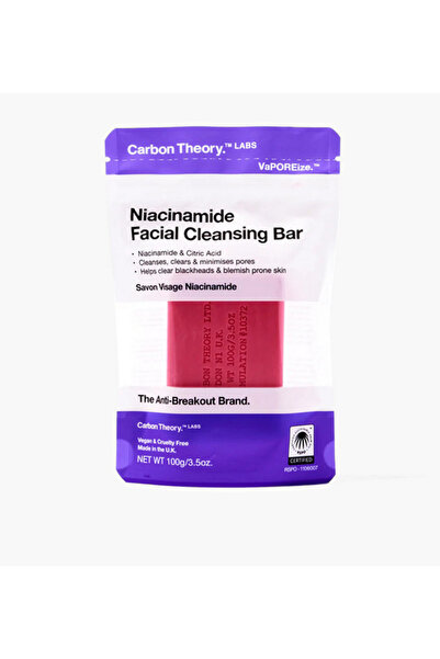 Carbon Theory صابون تنظيف الوجه بالنياسيناميد - 100 غرام