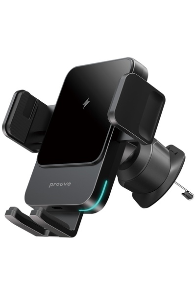 Proove Universal Car Holder, 15W Wireless, Grille Mount, Secure Fixation, LED...