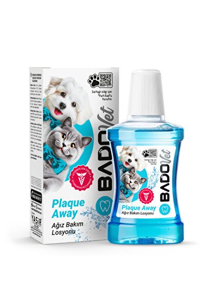 BadoVET Soluție lichidă anti-tartru câini și pisici 250 ml, curățare placă de...