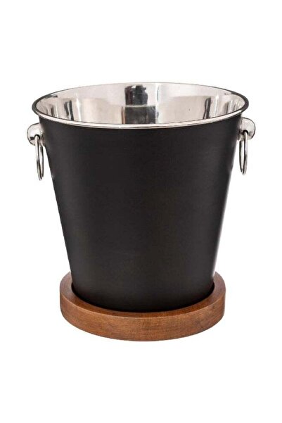 Generic Trendy and Designer Ice Bucket Black and Brown