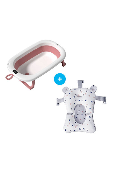 Beberoyal Комплект сгъваема вана с дигитален термометър и тапа за източване, ...