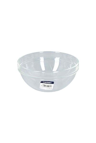 Luminarc Premium Tempered Glass Stackable Salad Bowl Clear 10.16 x 23 x 23 cm
