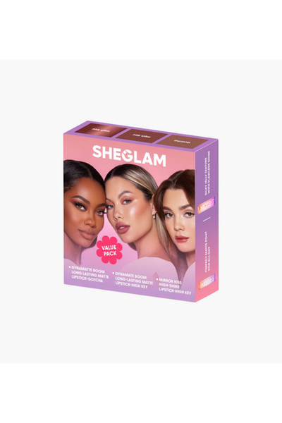 SHEGLAM Lipstick Trio Value Pack