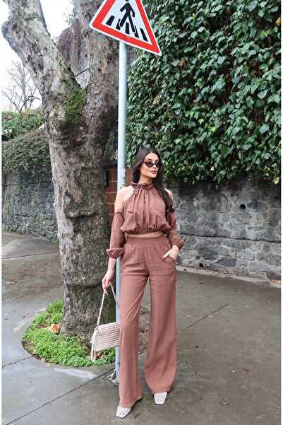 KECHİ WOMAN Tencel Fabric Sleeveless Crop Top