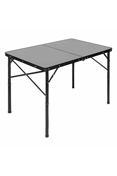 AL SANIDI Aluminum Portable Folding Table, Portable Table, Black, Size 90*60*...