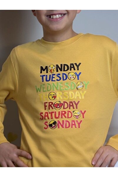 Mir KidsClup تي شيرت بأكمام طويلة من قماش الإنترلوك للجنسين