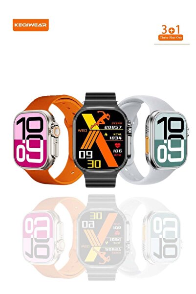 KEQIWEAR Kiqiwear KW 23 Ultra 3 Multi-Function Smartwatch with GPS, Calling &...