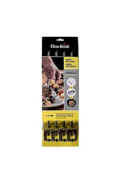 Generic Charbroil 4-Piece Heavy-Duty Stainless Steel BBQ Skewer Set