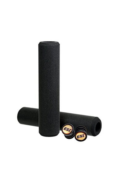 2018 ESI Grips Chunky Handlebar Grips, Silicone, Black