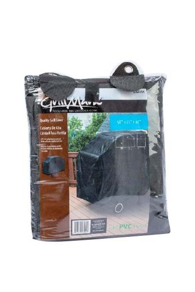 Grill Mark Water Resistant Polyethylene Barbecue Grill Cover Black 40 x 56 x ...