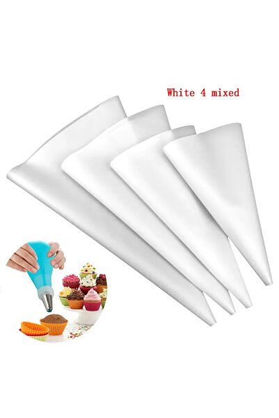 Choice C 4Pcs/Set Silicone Pastry Bag Tips Kitchen DIY Cake Icing Piping Crea...