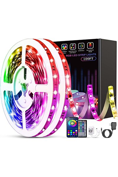 Arabest أضواء LED لغرفة النوم، شرائط إضاءة متغيرة الألوان متزامنة مع الموسيقى...