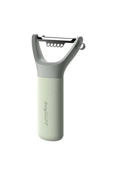 Berghoff Leo Balance Ergonomic Handle Y-Peeler with Zester Green and Grey