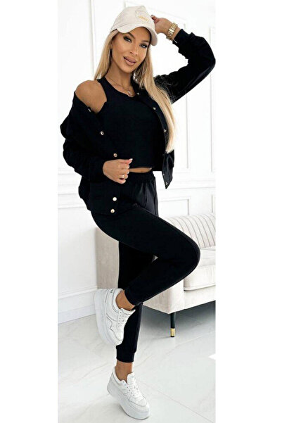 Welike Women's 3-piece cotton tracksuit Arianna