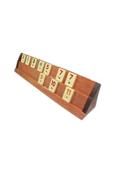 Kardesler Rummy game made of solid wood, lacquered type Rummy