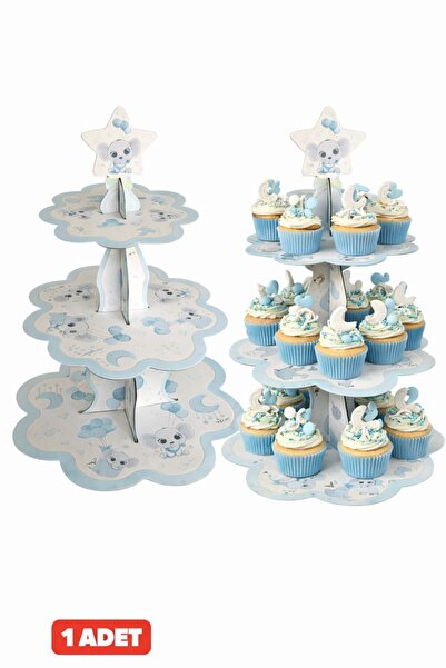 Baloncu Dede Fil Desenli Kek Standı Cupkek Standı Doğum Günü Özel Gün Kutlama...