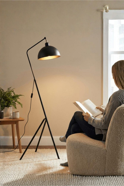 HOMİNG Monreo Modern Metal Siyah Lambader