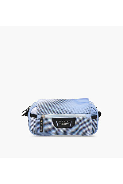 Spirit حقيبة أقلام مطبوعة مع إغلاق بسحاب