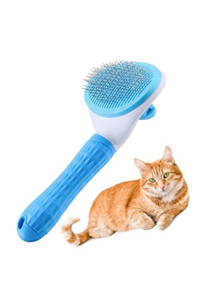 Arabest فرشاة تنظيف القطط، فرشاة تنظيف الحيوانات الأليفة بزر واحد تزيل تشابك ...