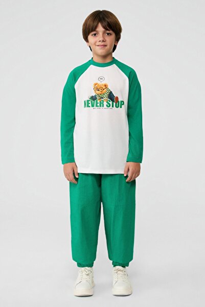 NBT JEANS BG Store Λευκό μπλουζάκι για αγόρι