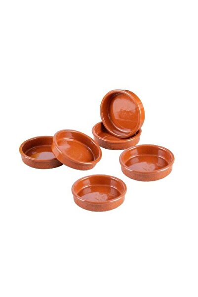 Graupera 6-Piece Lead-Free Casserole Honey Terracotta 8 cm