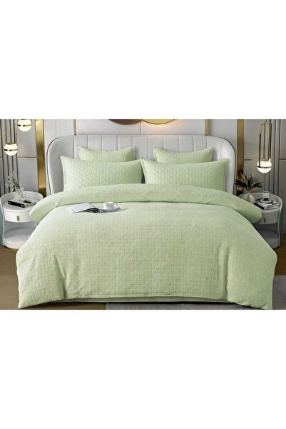 ANATOLIATEKSTILE Premium Woven & Breathable Cotton Bedding Set, 6 Pieces