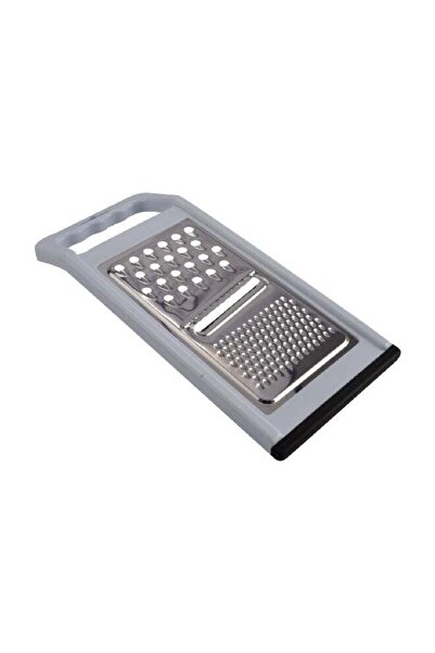 Chef Craft Dishwasher Safe Flat Stainless Steel Grater White and Silver 5 x 1...