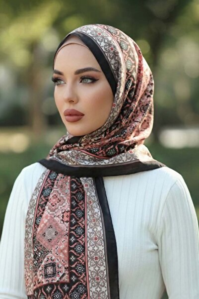 Vamelya سلسلة شالات سيينا القطنية ذات الملمس الفريد من نوعها، ذات الطابع الإي...