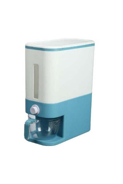 Felli Rice Dispenser White and Blue 10 kg