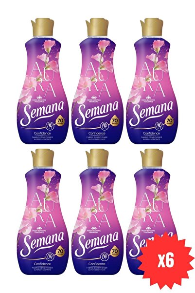 Semana Laundry Conditioner AURA CONFIDENCE 1.4L X6