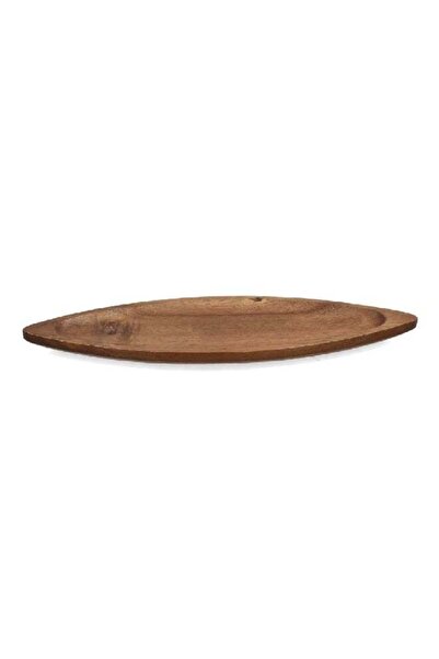 Bien Servi Oval Shaped Acacia Serving Tray Brown 34 x 10.5 cm
