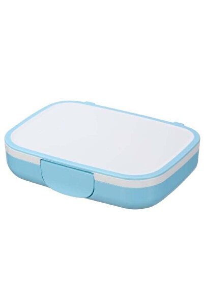Felli Lol Bento Rectangular Snack Box White and Blue 21cm