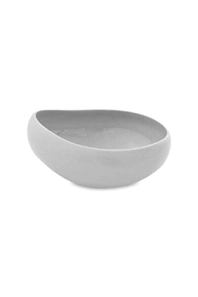 Generic Easy Life Series Glaze Ceramic Salad Bowl Grey 15 cm