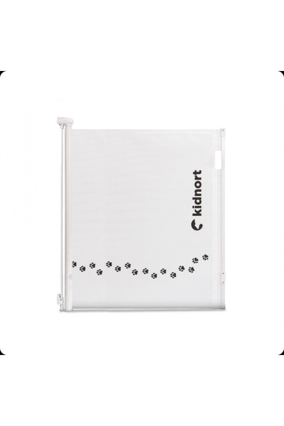 Kidnort Poarta de siguranta rulabila pentru copii, Sakerhet white, mecanism d...