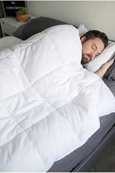 Rivosa Ultra Yumuşak Microfiber Veloria Tek Kişilik Yorgan Beyaz