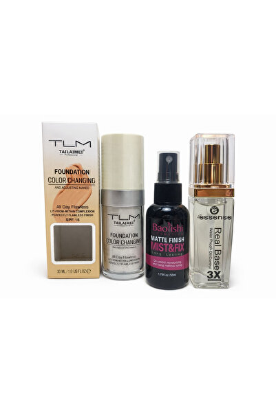 TLM Color Changing Makeup Kit – SPF 15 Foundation + Essence Real Base Makeup ...