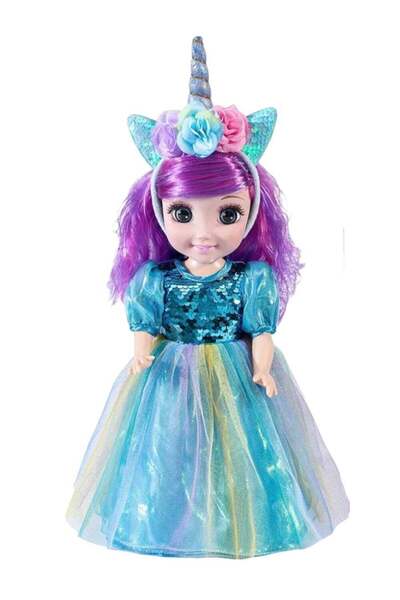 AZAF Unicorn Princess Doll Singing Soft Doll For Girls Gift