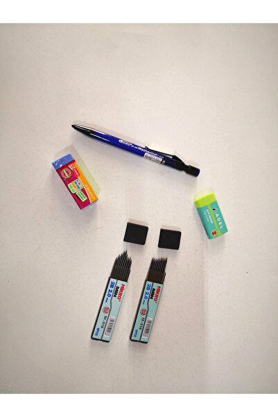 Linea İlkokul Ortaokul İçin 2.0 Mekanik Kurşun Kalem Seti – Kalın Uç (Odun Uç...